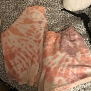 Abercrombie & Fitch Tye Dye short set